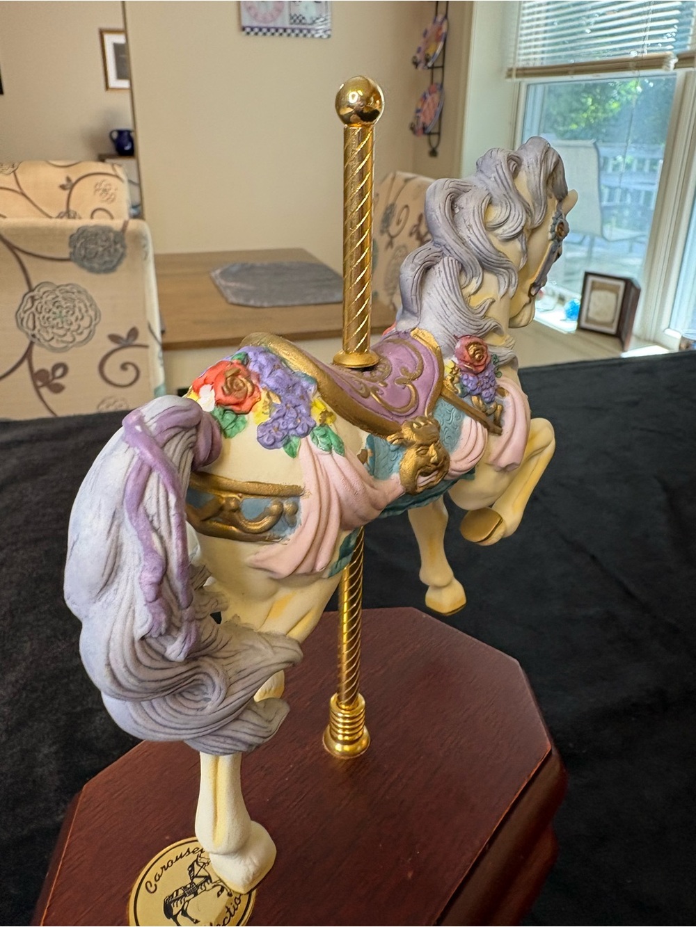 Vintage Carousel Horse Music Box Westland Carousel Collections - Picture 3 of 7